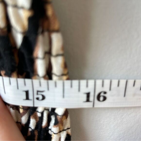 NWOT Midnight Velvet Midi Animal Print Dress XL - Picture 7 of 9